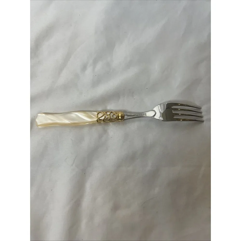 Bugatti Italy‎ Melodic Gold Ring 2 Pc Fork Set Stainless Steel 18/10